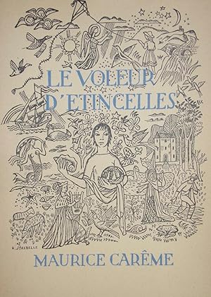 Le voleur d'étincelles.Couvertures et lettrines de Rodolphe Strebelle.