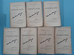 Les contemplations. 7 volumes