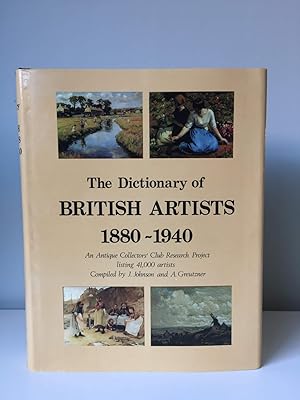 Seller image for The Dictionary of British Artists, 1880-1940 for sale by Holt Art Books