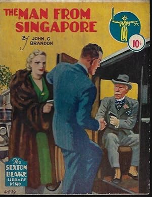 Image du vendeur pour THE MAN FROM SINGAPORE: The Sexton Blake Library (Second Series) No. 670; May 4, 1939 (4-5-39) mis en vente par Books from the Crypt