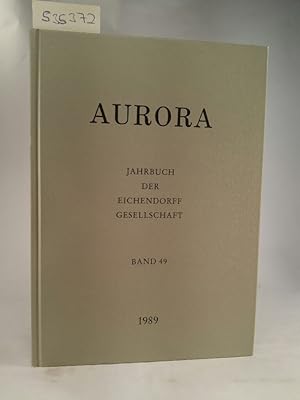 Imagen del vendedor de Aurora [Neubuch] Jahrbuch der Eichendorff-Gesellschaft Band 49 a la venta por ANTIQUARIAT Franke BRUDDENBOOKS