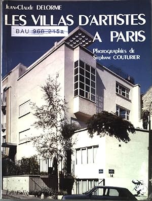 Bild des Verkufers fr Les Villas d'artistes  Paris : De Louis Se  Le Corbusier. (Architectures modernes) zum Verkauf von books4less (Versandantiquariat Petra Gros GmbH & Co. KG)