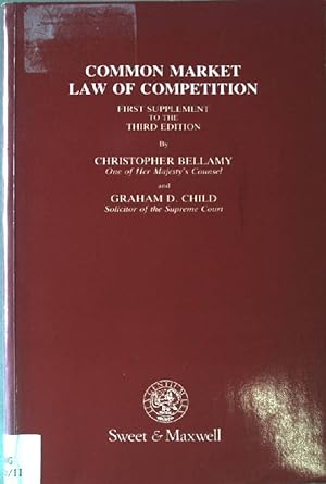Bild des Verkufers fr Common Market Law of Competition zum Verkauf von books4less (Versandantiquariat Petra Gros GmbH & Co. KG)