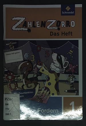 Bild des Verkufers fr Fordern: Nr. 1 - in: Zahlenzorro - Das Heft. zum Verkauf von books4less (Versandantiquariat Petra Gros GmbH & Co. KG)