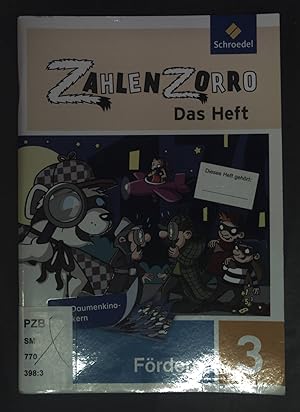 Bild des Verkufers fr Frdern: Nr. 3 - in: Zahlenzorro - Das Heft. zum Verkauf von books4less (Versandantiquariat Petra Gros GmbH & Co. KG)