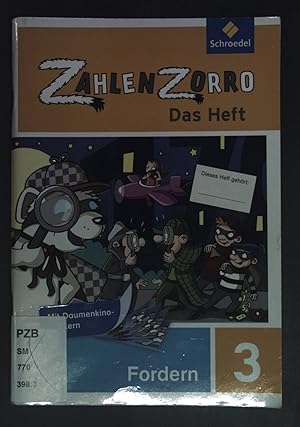 Bild des Verkufers fr Fordern: Nr. 3 - in: Zahlenzorro - Das Heft. zum Verkauf von books4less (Versandantiquariat Petra Gros GmbH & Co. KG)