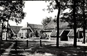 Bild des Verkufers fr Ansichtskarte / Postkarte Zuidlaren Drenthe Niederlande, Saksische boerderij zum Verkauf von akpool GmbH