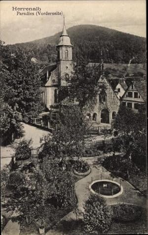 Bild des Verkufers fr Ansichtskarte / Postkarte Bad Herrenalb im Schwarzwald, Paradies zum Verkauf von akpool GmbH