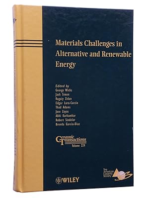 Seller image for Materials Challenges in Alternative and Renewable Energy for sale by Bowman Books