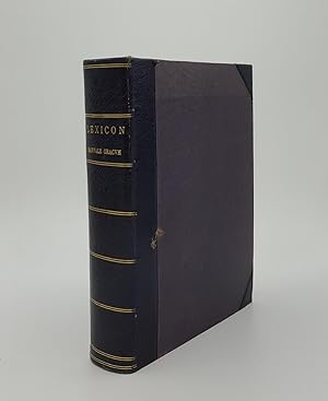 LEXICON MANUALE GRAECUM Omnibus Sui Generis Lexicis Longe Locupletius