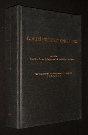 Bild des Verkufers fr Lords Proceedings 1628 (Proceedings in Parliament, Volume V) zum Verkauf von Abraxas-libris