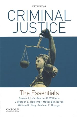 Imagen del vendedor de Criminal Justice : The Essentials a la venta por GreatBookPrices