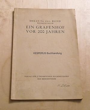 Ein Grafenhof vor 200 Jahren