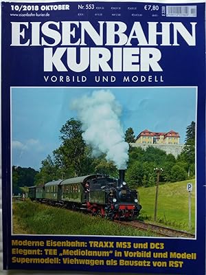 Image du vendeur pour Eisenbahnkurier - Heft 10/2018 - Nr 553- Vorbild und Modell mis en vente par Versandantiquariat Jena