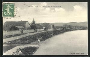 Carte postale Loyettes, Le Sablon et le Thone