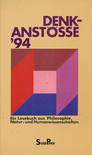 Imagen del vendedor de Denkanstsse 94. Ein Lesebuch aus Philosophie, Natur- und Humanwissenschaften. a la venta por Online-Buchversand  Die Eule