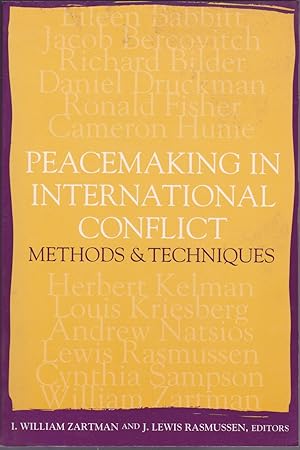 Imagen del vendedor de Peacemaking In International Conflict: Methods & Techniques a la venta por Books of the World