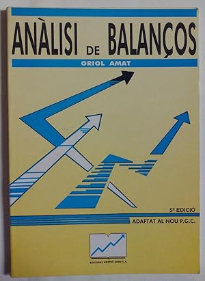 Imagen del vendedor de ANALISI DE BALANOS - 5 edicio - adaptat al nou PGC a la venta por Gibbon Libreria