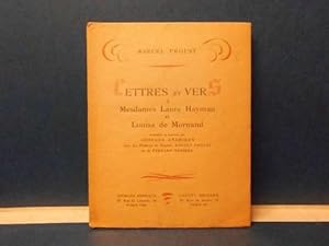 Lettres et Vers à Mesdames Laure Hayman et Louisa de Mornand