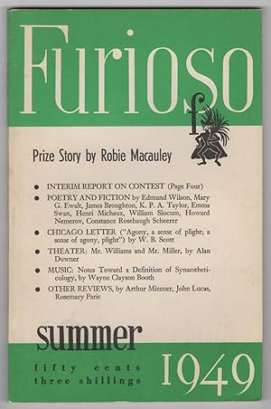 Image du vendeur pour Furioso, Volume 4, Number 3 (IV, Summer 1949) mis en vente par Philip Smith, Bookseller