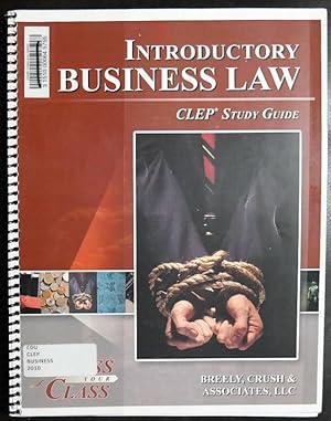 Bild des Verkufers fr Introductory Business Law CLEP Test Study Guide zum Verkauf von GuthrieBooks