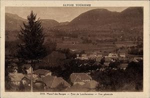 Ansichtskarte / Postkarte Massif des Bauges Savoie, Pont de Lescheraines, Vue generale
