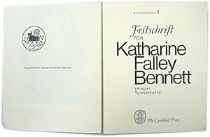 Image du vendeur pour Festschrift for Katharine Falley Bennett mis en vente par PsychoBabel & Skoob Books