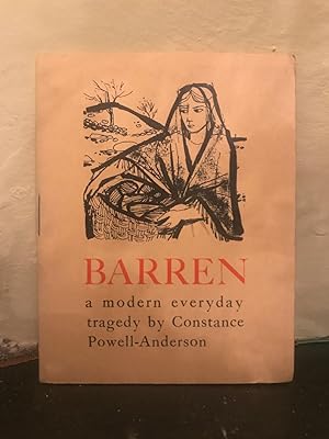 Seller image for Barren: A Modern Everyday Tragedy in One Act for sale by Temple Bar Bookshop