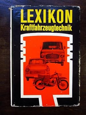 Seller image for Lexikon Kraftfahrzeugtechnik for sale by Rudi Euchler Buchhandlung & Antiquariat