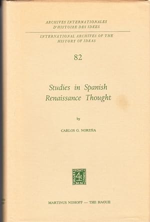 Image du vendeur pour Studies in Spanish Renaissance Thought. mis en vente par Centralantikvariatet