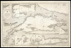 Bild des Verkufers fr The Sea of Marmara from surveys by Captn Manganari Russian Navy 1845, 48 and Captain Spratt and other Officers of the R.N. zum Verkauf von Daniel Crouch Rare Books Ltd