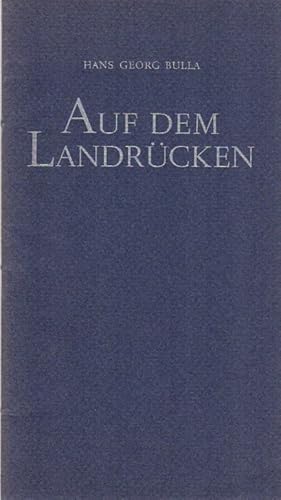 Bild des Verkufers fr Auf dem Landrcken. Bebildert von Eric van der Wal. zum Verkauf von Rdner Versandantiquariat