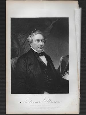 Bild des Verkufers fr Millard Fillmore, Steel Engraved Portrait zum Verkauf von Legacy Books II