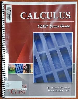 Bild des Verkufers fr Calculus CLEP Study Guide zum Verkauf von GuthrieBooks