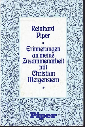 Imagen del vendedor de Erinnerungen an meine Zusammenarbeit mit Christian Morgenstern (= Jahresgabe) a la venta por Graphem. Kunst- und Buchantiquariat