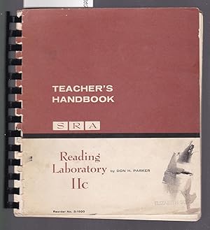 Image du vendeur pour SRA Reading Laboratory IIc Teacher's Handbook mis en vente par Laura Books