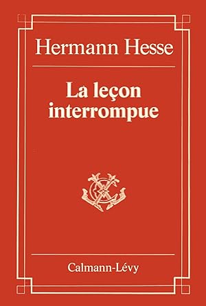 La leçon interrompue