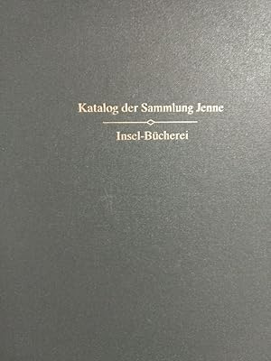 Katalog der Sammlung Jenne 'Insel-Bücherei'. Band 1.