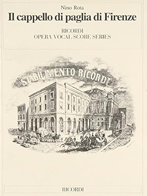 Bild des Verkufers fr Il Cappello Di Paglia Di Firenze: Vocal Score [Paperback ] zum Verkauf von booksXpress