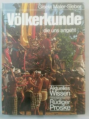 Seller image for Vlkerkunde die uns angeht. for sale by KULTur-Antiquariat