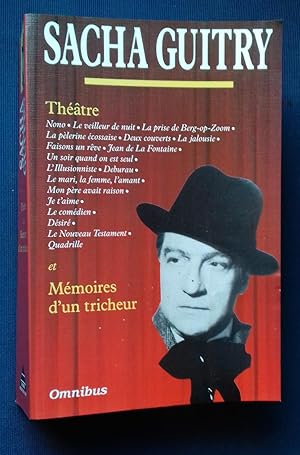 Image du vendeur pour THEATRE (18 pices) - MEMOIRES D'UN TRICHEUR.- Prface de Jean-Claude BRIALY. mis en vente par Librairie Pique-Puces