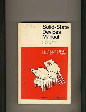 Imagen del vendedor de Solid State Devices Manual SC-16 a la venta por Richard Lemay