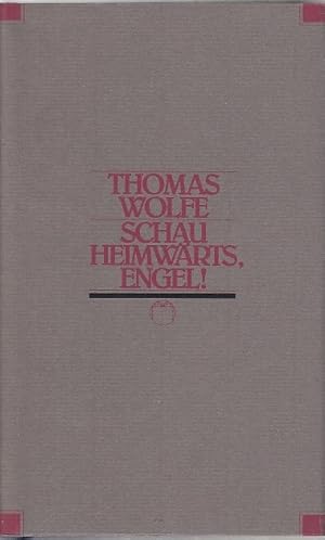 Image du vendeur pour Schau heimwrts, Enge ! Eine Geschichte vom begrabenen Leben. Thomas Wolfe; Deutsch von Hans Schiebelhuth, durchges. v. Sonja Schleichert; Jahrhundert Edition mis en vente par Licus Media