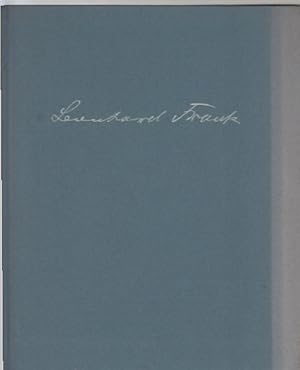 Leonhard Frank 1882-1961 / Hanns Jobst