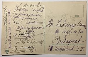 Postcard Signed By Early Prominent Socialists at the Sozialdemokratische Parteitag Jena, 1913