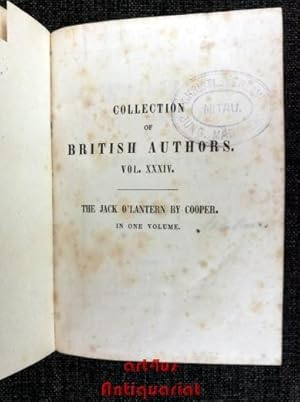 The Jack O. Lantern; (Le Feu-Follet) or, the Privateer. Collection of British Authors, 34