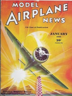 Imagen del vendedor de Model Airplane News January 1936 a la venta por Ridge Road Sight And Sound