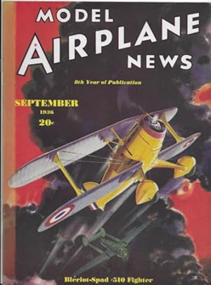 Imagen del vendedor de Model Airplane News September 1936 a la venta por Ridge Road Sight And Sound