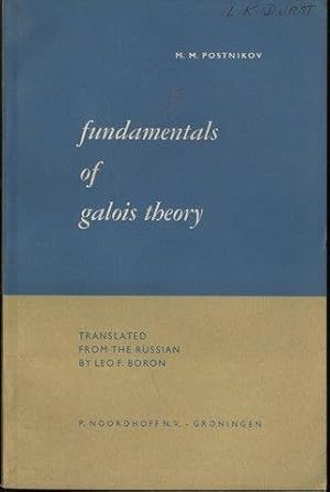 Image du vendeur pour Fundamentals of galois theory mis en vente par Lavendier Books