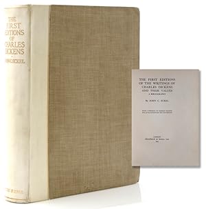 Seller image for The First Editions of the Writings of Charles Dickens. A Bibliography for sale by James Cummins Bookseller, ABAA